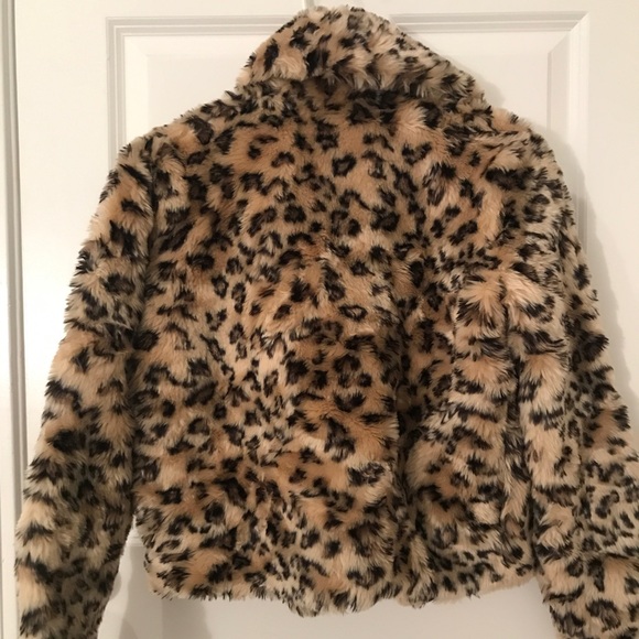 Leopard faux fur jacket - Picture 2 of 3